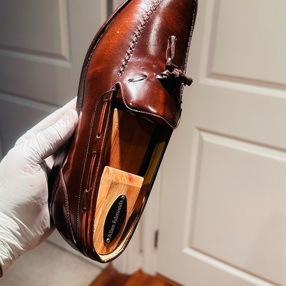 Jarman Tassel Burgundy Loafers. - Picture 8 of 14